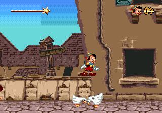 Pinocchio (Europe) In game screenshot